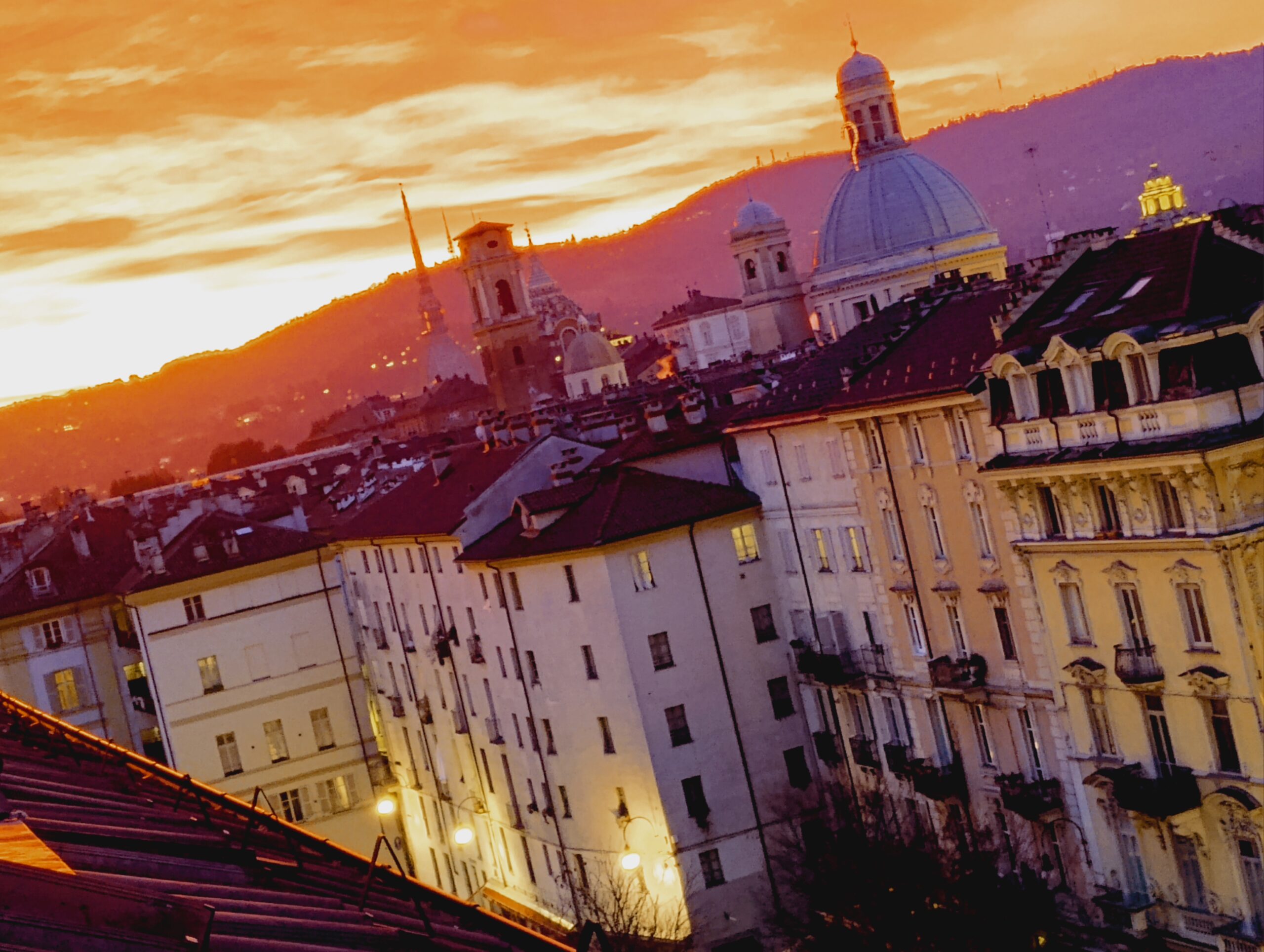 vista piazza 5 tramonto